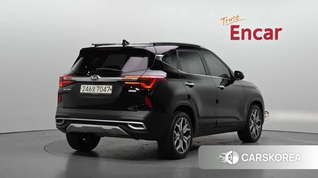Kia Seltos 2019 Черный из Кореи