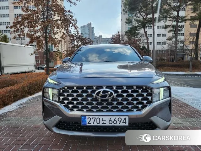 Hyundai The New Santa Fe 2022 Серый из Кореи