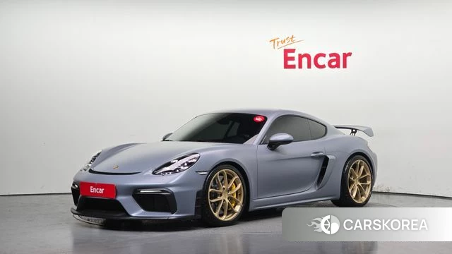 Porsche 718 Cayman 2023 Серый из Кореи
