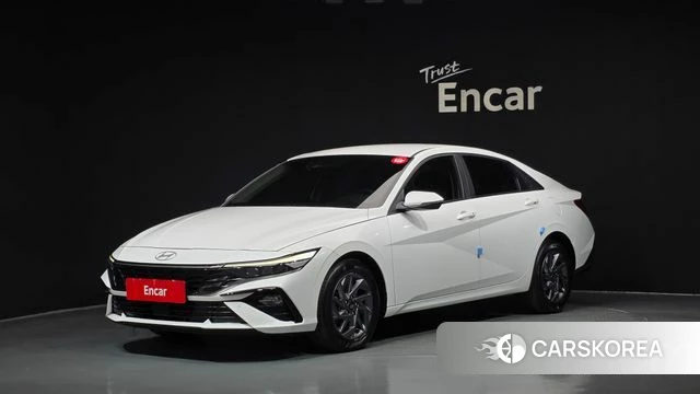 Hyundai The New Avante (CN7) 2023 Белый из Кореи