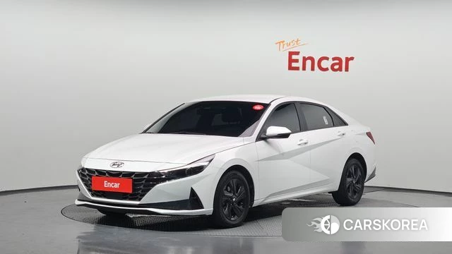 Hyundai Avante (CN7) 2023 Белый из Кореи