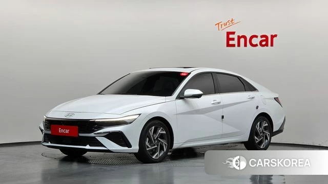 Hyundai The New Avante (CN7) 2024 Белый из Кореи
