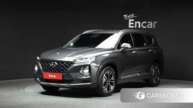Hyundai Santa Fe TM 2018 Серый из Кореи