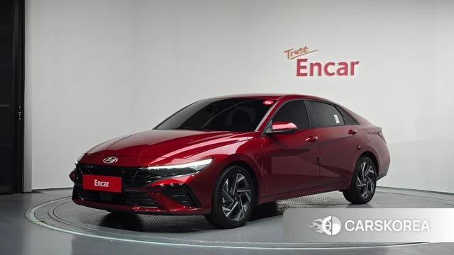 Hyundai The New Avante (CN7) 2024 Красный из Кореи