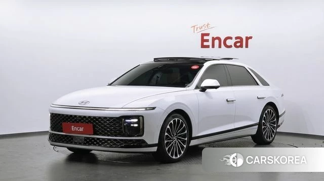 Hyundai Grandeur Hybrid (GN7) 2024 Белый из Кореи