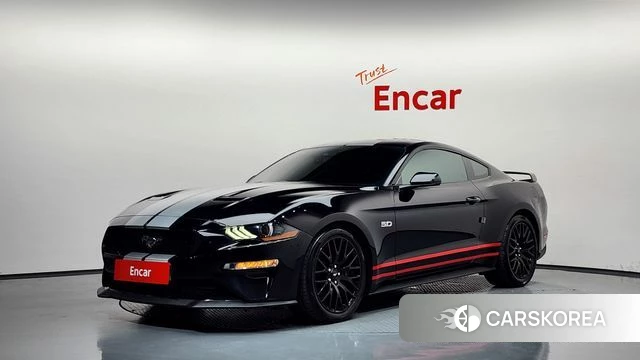 Ford Mustang 2019 Черный из Кореи