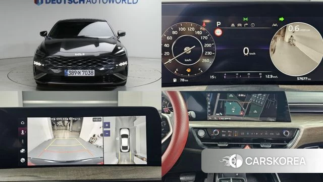Kia K8 2022 Серый из Кореи