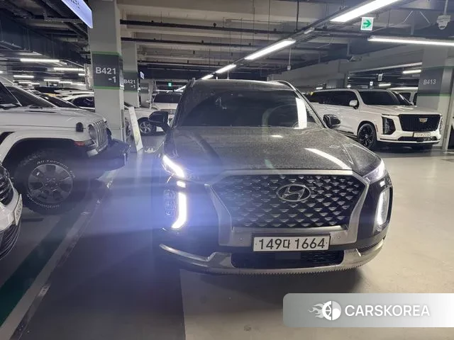 Hyundai Palisade 2021 Черный из Кореи