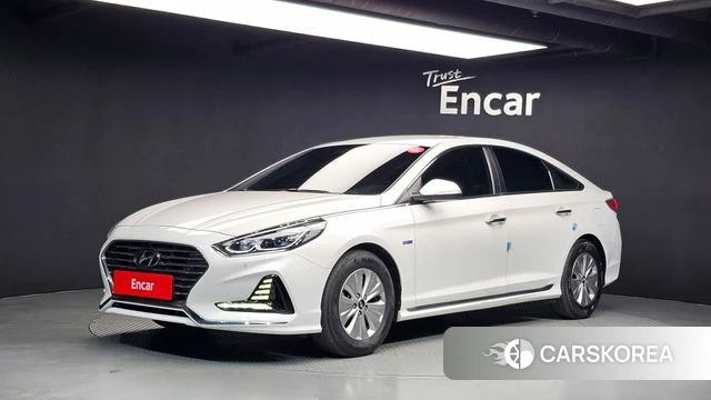 Hyundai Sonata New Rise Hybrid 2018 Белый из Кореи