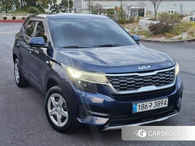 Kia Seltos 2022 Синий из Кореи