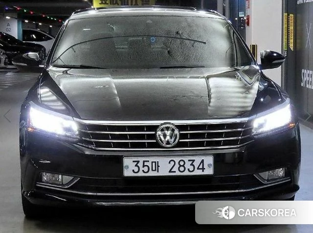 Volkswagen The New Passat 2018 Черный из Кореи