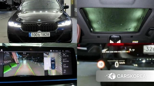 BMW 5 Series (G30) 2021 Черный из Кореи