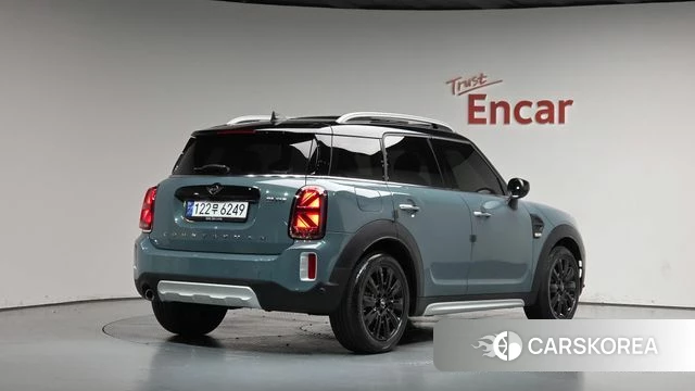 Mini Cooper Countryman 2023 Небесно-голубой из Кореи