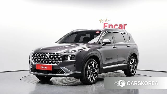 Hyundai The New Santa Fe 2021 Серый из Кореи