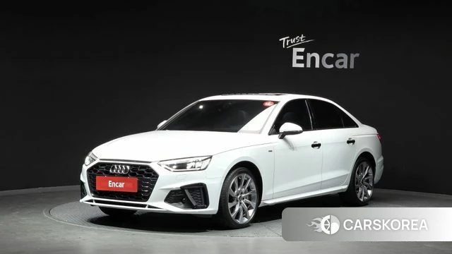 Audi A4 (B9) 2023 Белый из Кореи