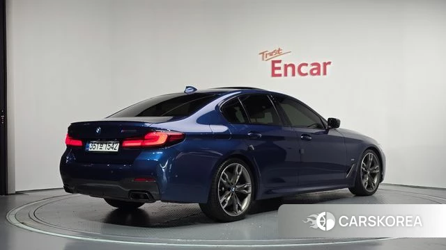 BMW 5 Series (G30) 2021 Синий из Кореи