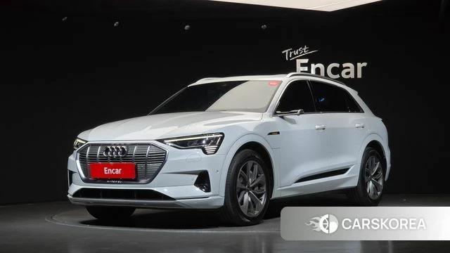 Audi e-Tron 2021 Белый из Кореи