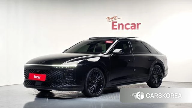 Hyundai Grandeur Hybrid (GN7) 2024 Черный из Кореи