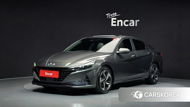 Hyundai Avante (CN7) 2021 Серый из Кореи