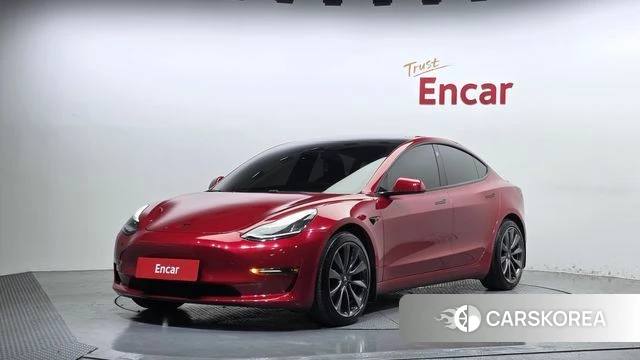 Tesla Model 3 2020 Красный из Кореи