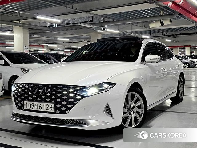 Hyundai The New Grandeur IG Hybrid 2020 Белый из Кореи