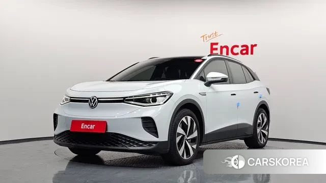 Volkswagen ID.4 2022 Белый из Кореи
