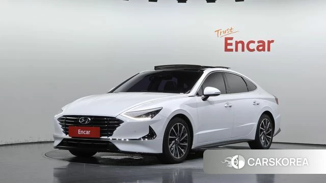 Hyundai Sonata (DN8) 2019 Белый из Кореи