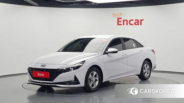 Hyundai Avante (CN7) 2021 Белый из Кореи