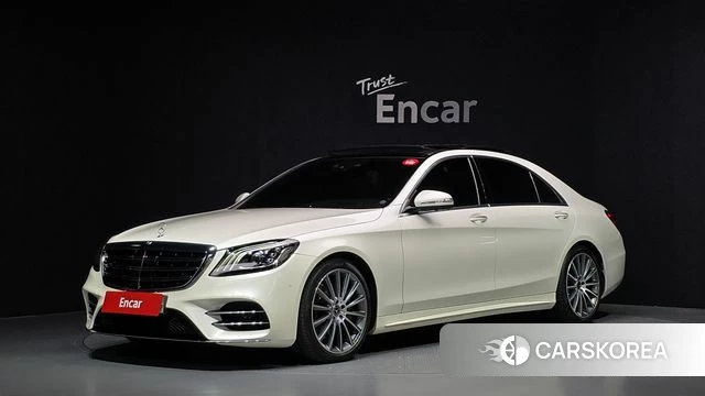 Mercedes-Benz S-Class W222 2018 Белый из Кореи