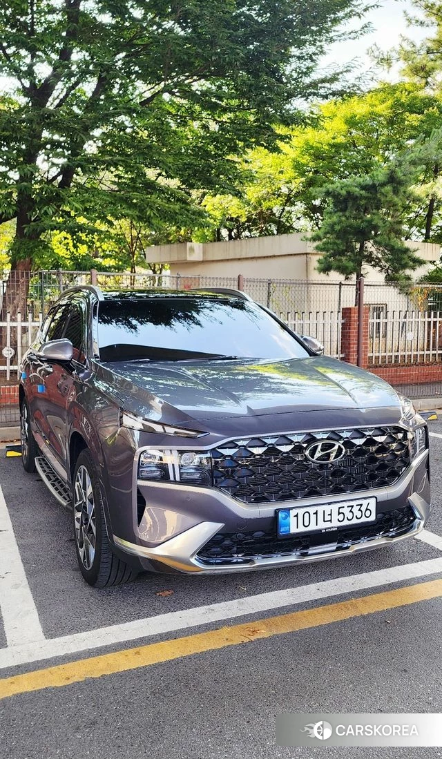 Hyundai The New Santa Fe 2020 Серый из Кореи