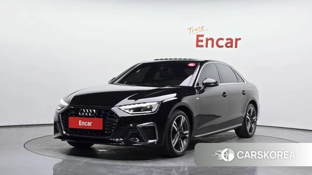 Audi A4 (B9) 2021 Черный из Кореи