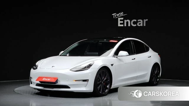 Tesla Model 3 2020 Белый из Кореи