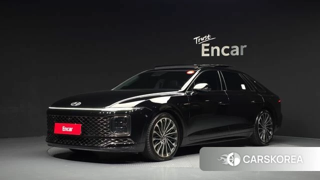 Hyundai Grandeur (GN7) 2023 Черный из Кореи