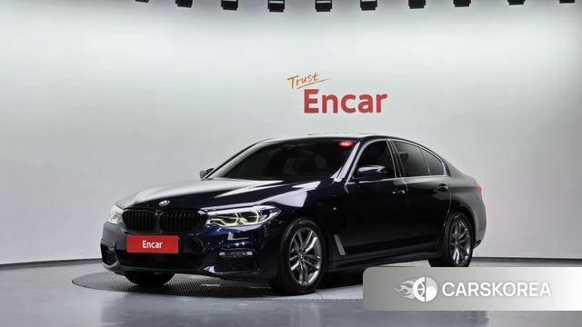 BMW 5 Series (G30) 2018 Черный из Кореи