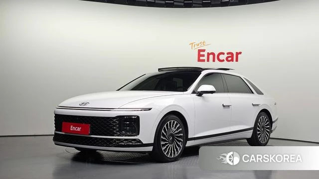 Hyundai Grandeur Hybrid (GN7) 2023 Белый из Кореи