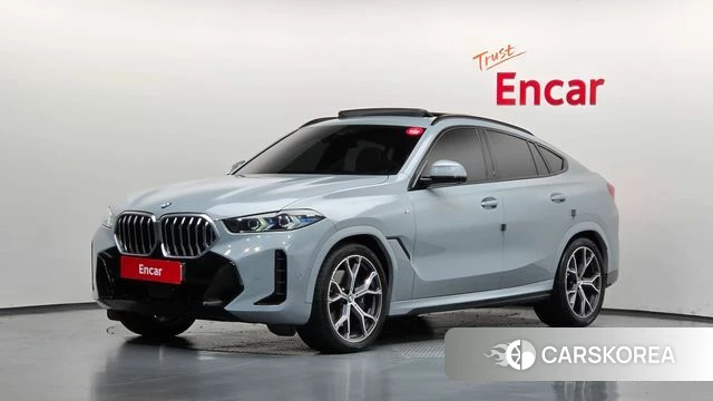 BMW X6 (G06) 2024 Светло-серебряный цвет из Кореи