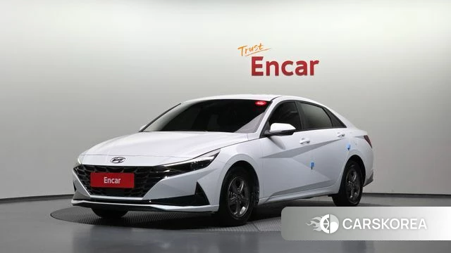 Hyundai Avante (CN7) 2021 Белый из Кореи