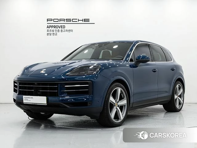 Porsche Cayenne (PO536) 2023 Синий из Кореи