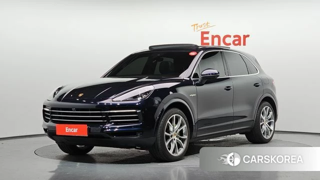 Porsche Cayenne (PO536) 2020 Синий из Кореи