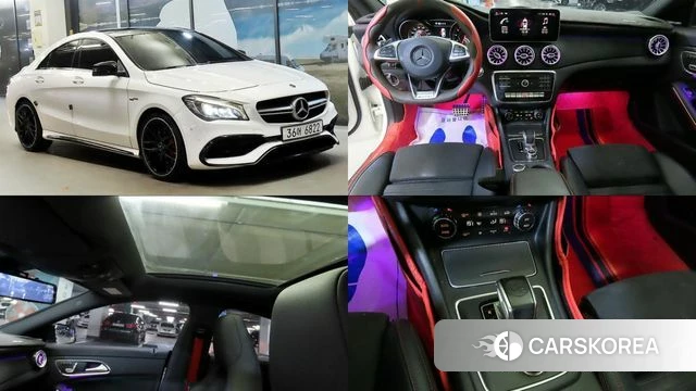 Mercedes-Benz CLA-Class C117 2018 Белый из Кореи