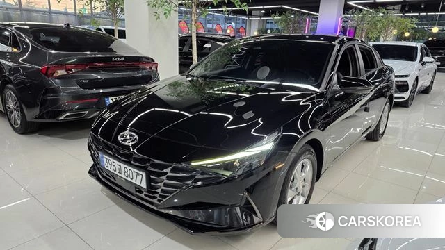 Hyundai Avante (CN7) 2021 Черный из Кореи