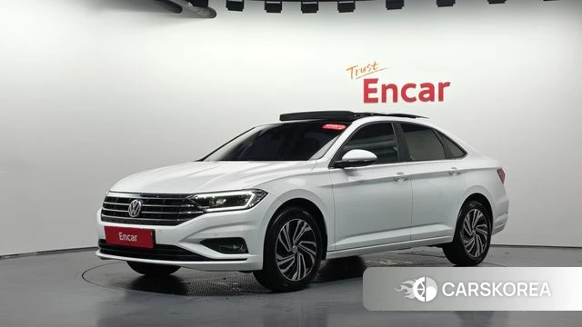 Volkswagen 7th Generation of Jetta 2021 Белый из Кореи