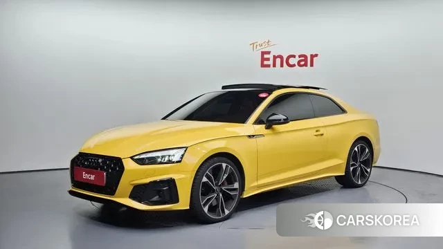 Audi S5 (F5) 2023 Желтый из Кореи