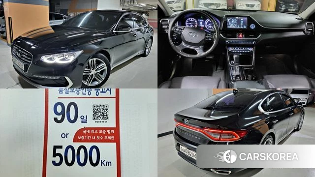 Hyundai Grandeur IG 2018 Черный из Кореи
