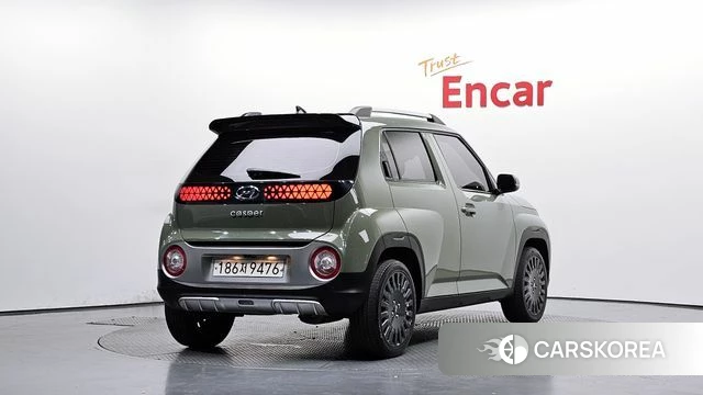 Hyundai Casper 2023 Темно-зеленый из Кореи