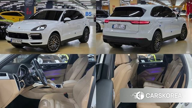 Porsche Cayenne (PO536) 2022 Белый из Кореи
