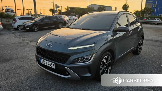 Hyundai The New Kona 2022 Светло-серебряный цвет из Кореи