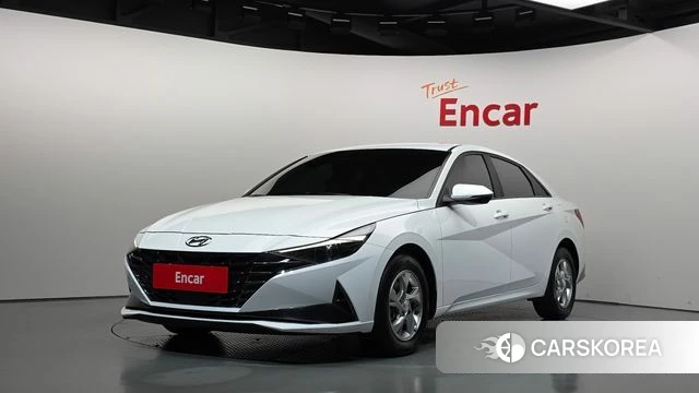Hyundai Avante (CN7) 2022 Белый из Кореи