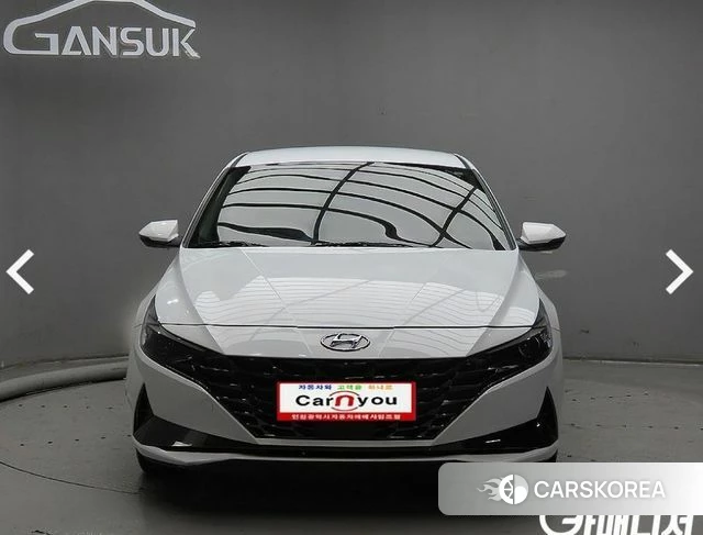 Hyundai Avante (CN7) 2021 Белый из Кореи