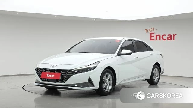 Hyundai Avante (CN7) 2020 Белый из Кореи